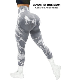 Legging Fitness Estampada Cintura Alta Modeladora
