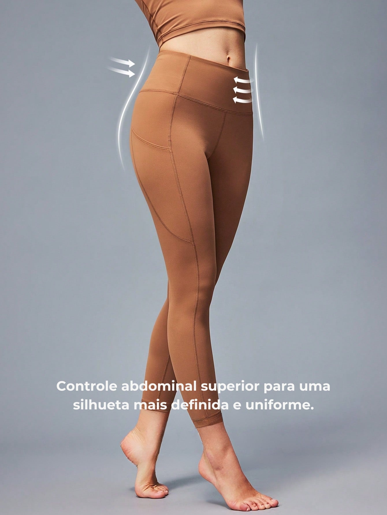 Legging Fitness Cintura Alta Com Suporte Esculpidor