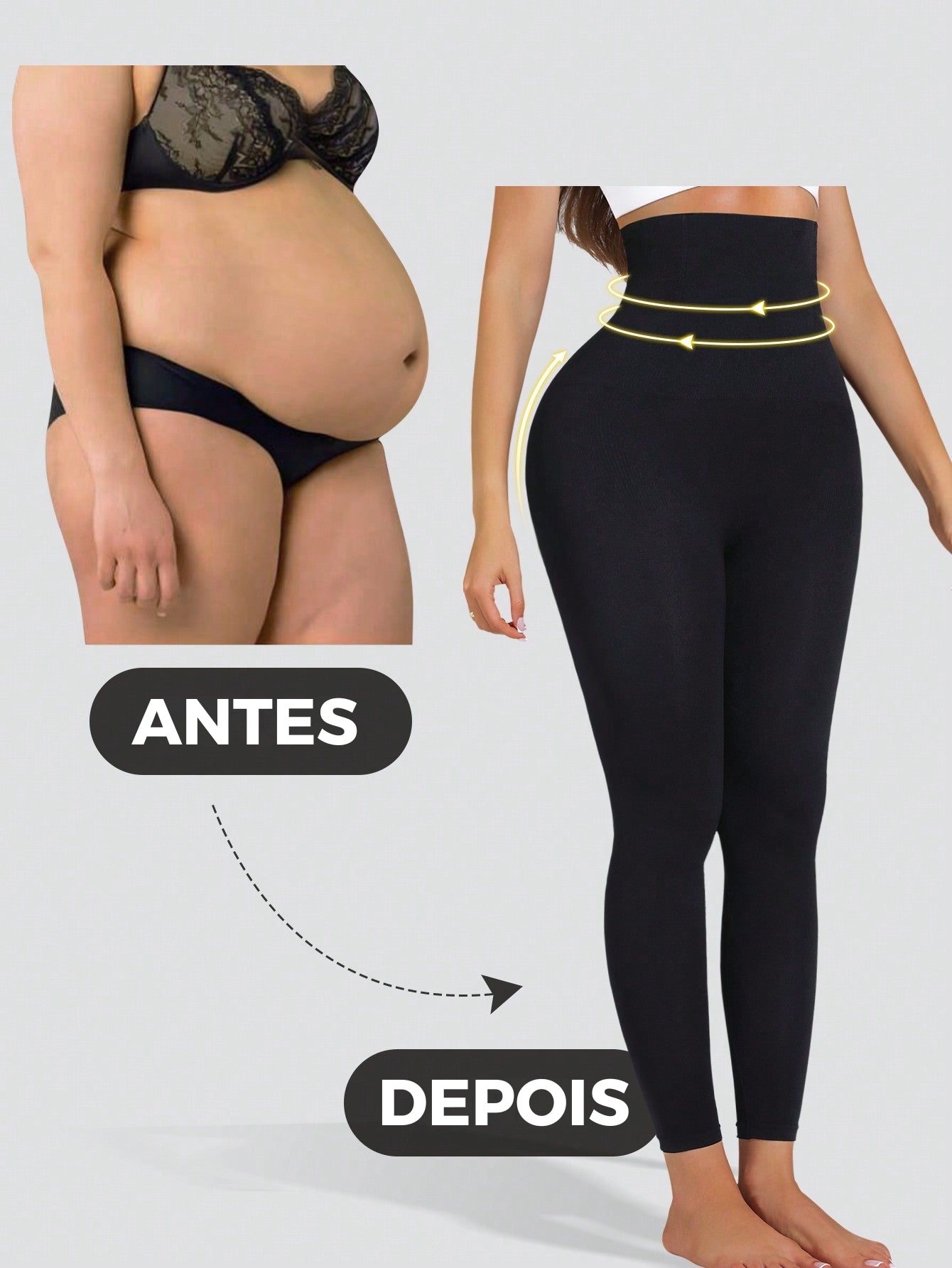 Legging Shapewear Cintura Alta Efeito Modelador