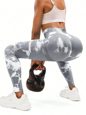 Legging Fitness Estampada Cintura Alta Modeladora
