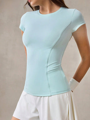 Camisa Fitness Compressão Média Com Painéis Anatômicos