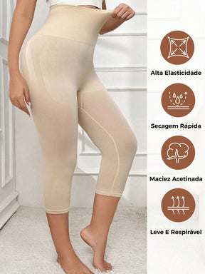 Legging Capri Shapewear Cintura Alta Dupla Camada