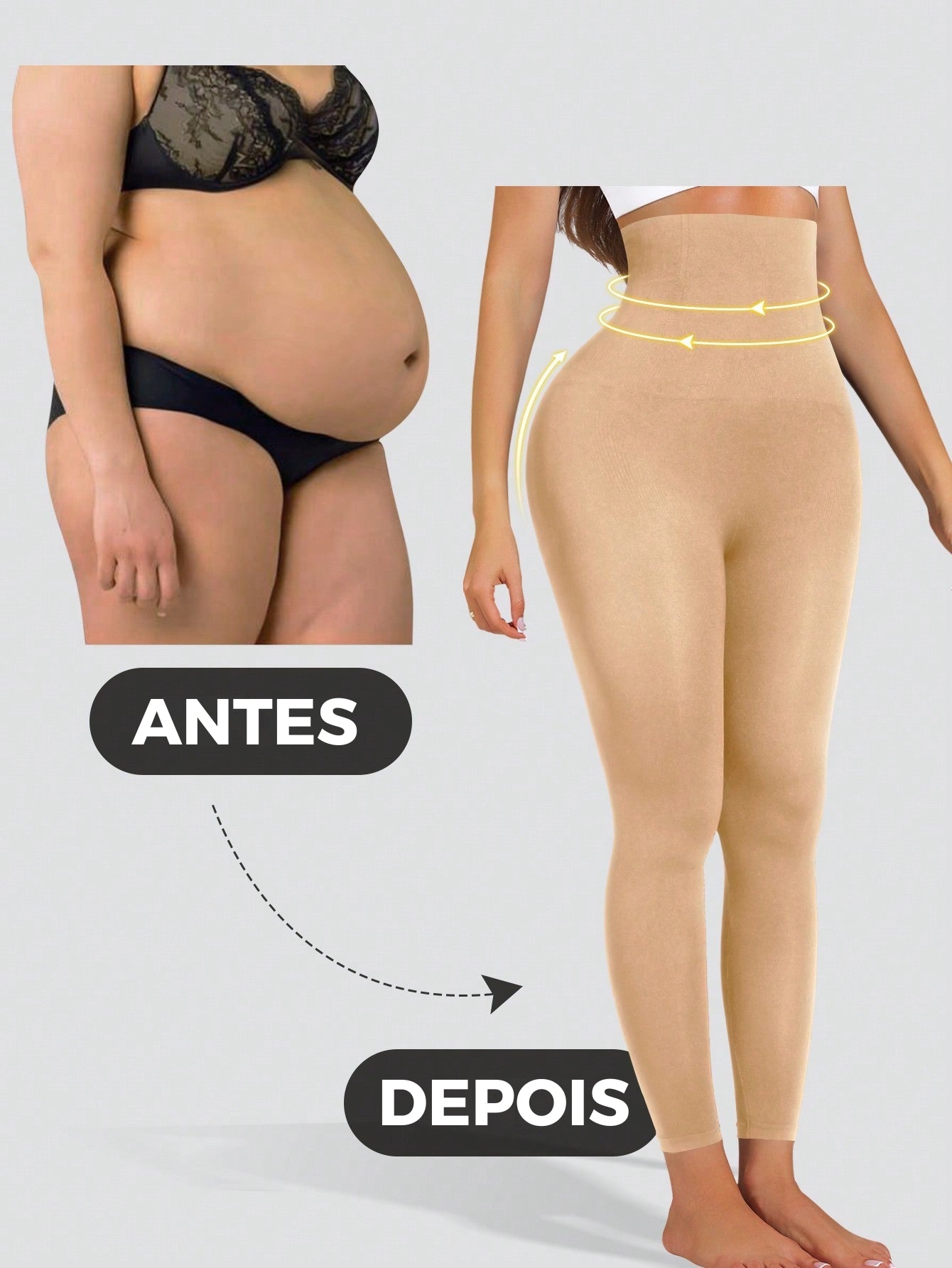 Legging Shapewear Cintura Alta Efeito Modelador