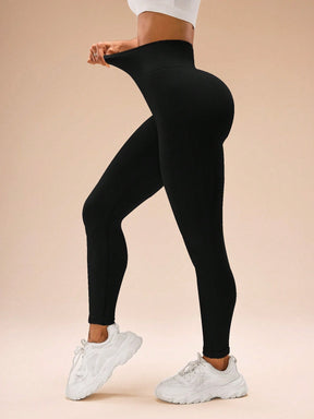 Legging Sem Costura Cintura Alta Textura Anatômica