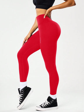 Legging Sem Costura Cintura Alta Com Cós V Modeladora