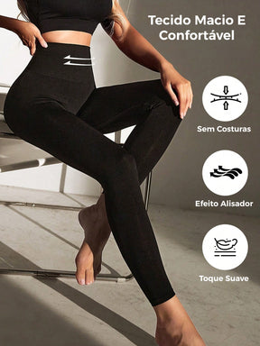 Legging Shapewear Cintura Alta Efeito Butt Lift