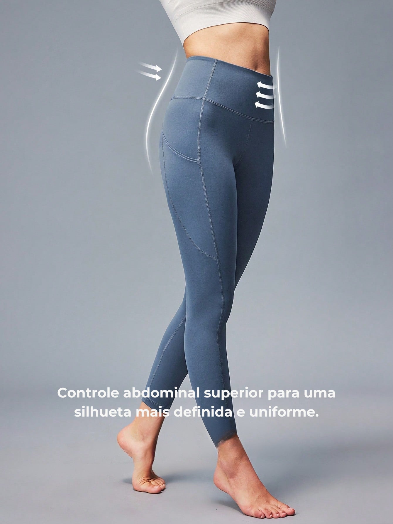 Legging Fitness Cintura Alta Com Suporte Esculpidor