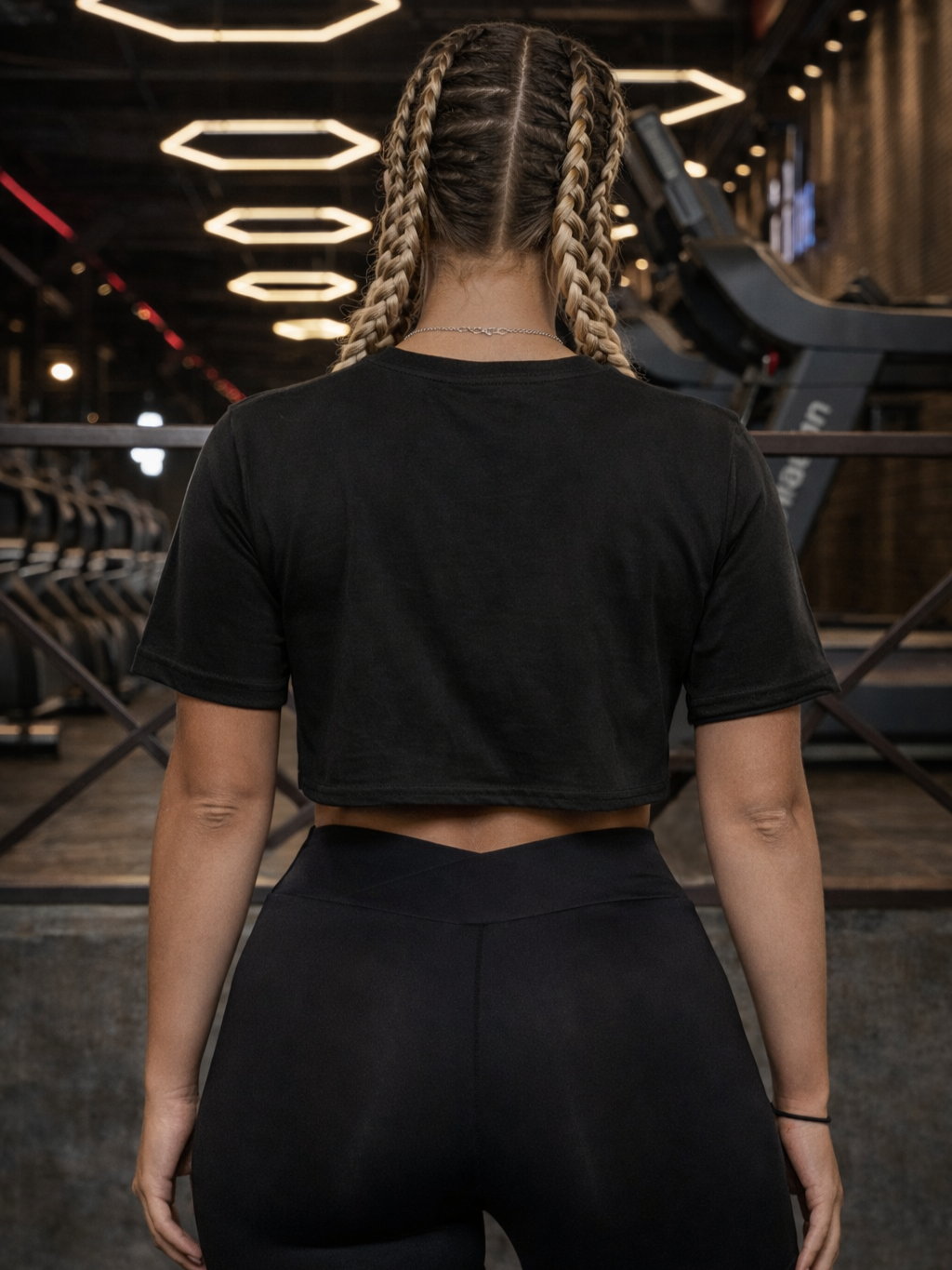 Cropped Fitness Com Estampa Lettering Estilo Treino