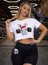 Cropped Fitness Com Estampa Fun De Treino Estilo Treino