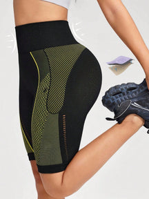 Short Cintura Alta Modelador Com Painéis Texturizados