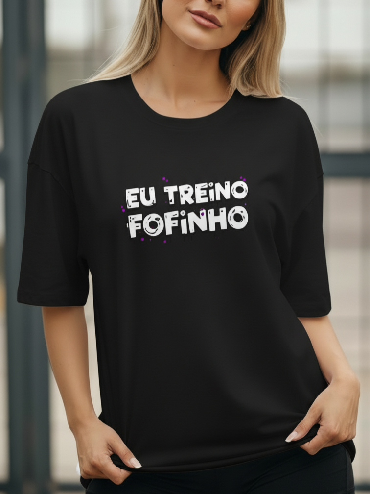 Camisa Fitness Oversized Com Estampa Divertida Estilo Street