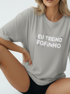 Camisa Fitness Oversized Com Estampa Divertida Estilo Street